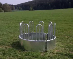 Žárově zinkované kruhové příkrmiště
