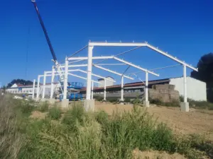 Realizace zemědělské skladovací haly