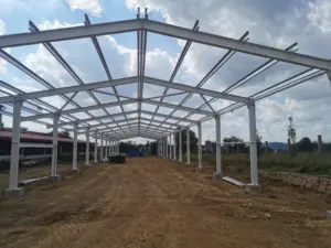Realizace zemědělské skladovací haly