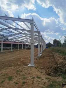 Realizace zemědělské skladovací haly