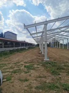 Realizace zemědělské skladovací haly
