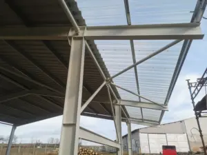 Realizace zemědělské skladovací haly