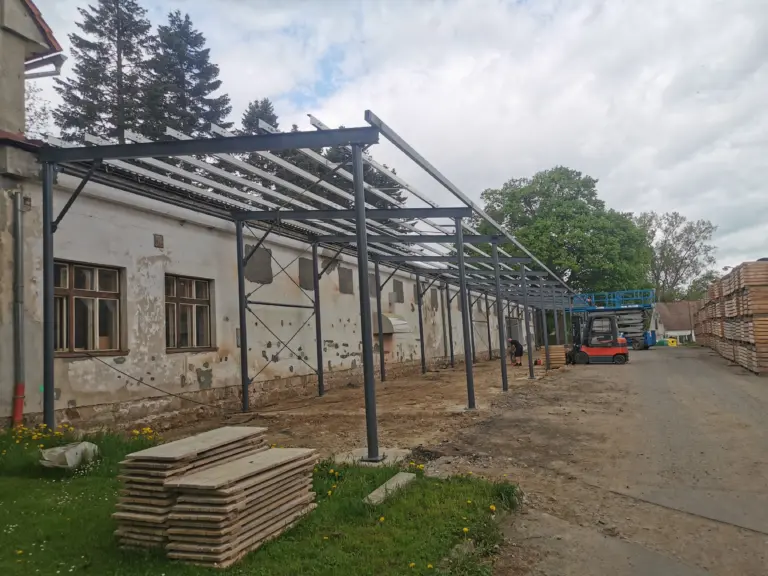 Novostavba bramborárna kottech