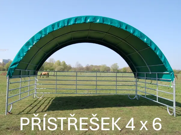 Přístřešek pro zvířata 4x6 m kottech