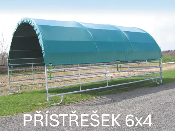 Přístřešek pro zvířata 6x4 m kottech